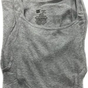 3 Gray Hanes tank top for men size large